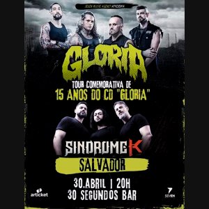 SÍNDROME K: Show ao lado de Glória acontece nesta terça-feira (30/04) em Salvador/BA – saiba tudo AQUI!