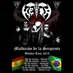 HÉIA: Assista aos vídeos da banda pela “Maldicón De La Serpiente Bolivia Tour 2019”