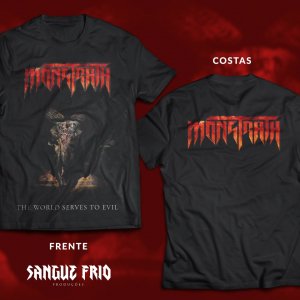 MONSTRATH: Adquira agora as camisetas oficiais de “The World Serves To Evil”
