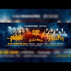 VULCANO: Ao lado de Picture, Skull Fist e Living Metal; Show acontece neste fim de semana