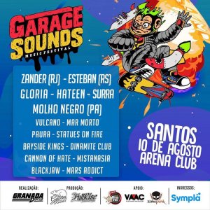 VULCANO: Banda é confirmada no ‘Garage Sounds Santos 2019’