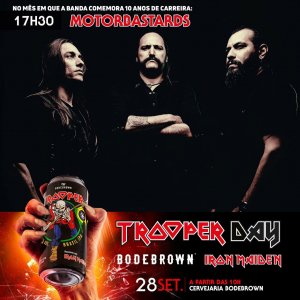 MOTÖRBASTARDS: Comemorando 10 anos de carreira, banda se apresenta no ‘Trooper Day’ neste fim de semana