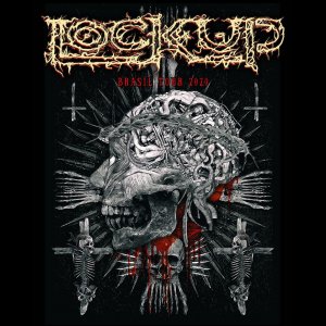 LOCK UP: Britânicos anunciam turnê no Brasil e apresentam cartaz e merchandising feitos por Alcides Burn, confira!