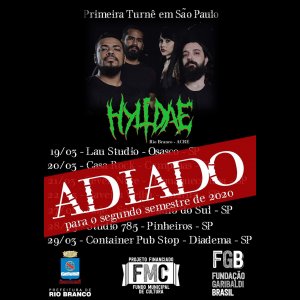 HYLIDAE: Banda anuncia adiamento de sua turnê em São Paulo, saiba mais!