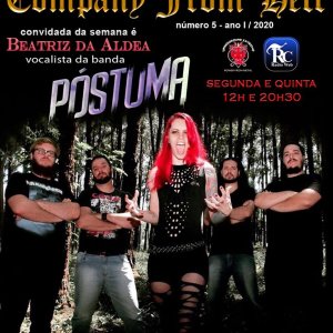 PÓSTUMA: Vocalista Bia Da Aldea concede entrevista ao programa ‘Company From Hell’, ouça!