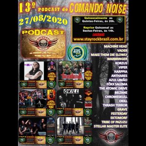 SANGUE NOISE: BELTANE e CHROMESKULL serão destaques na edição #13 do podcast Comando Noise