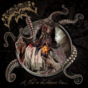 ALCIDES BURN: Artista desenvolve capa de “A Hail to the Ancient Ones”, compilação de covers gravada pelo Headhunter D.C.