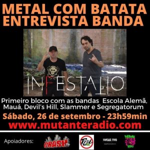 INFESTATIO: Ouça agora a entrevista ao programa Metal Com Batata
