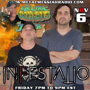 INFESTATIO: Banda será destaque no programa norte-americano ‘Electric Circus Radio Show’