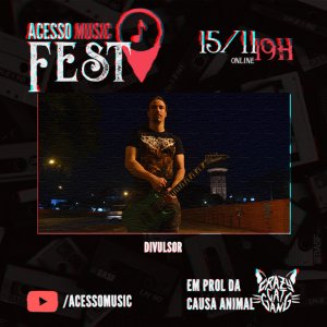 DIVULSOR: ‘Acesso Music Fest Online’ acontece neste domingo (15), saiba como assistir