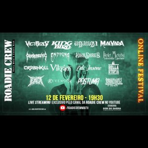 PÓSTUMA: ‘Roadie Crew Online Festival - 11ª Edição’ acontece nesta sexta-feira (12), confira!