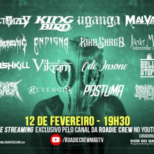 PÓSTUMA: ‘Roadie Crew Online Festival - 11ª Edição’ acontece nesta sexta-feira (12), confira!