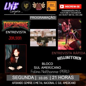 ERASY: Joilson Santos concede entrevista ao canal Heavy Metal Online, assista!