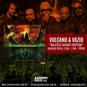 VULCANO: “Majestic Satanic Eruption” ganha data de lançamento oficial, confira!