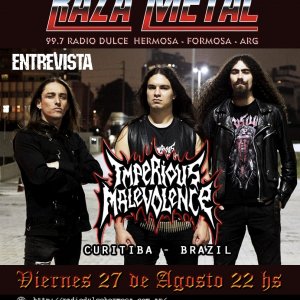 IMPERIOUS MALEVOLENCE: Banda concederá entrevista ao programa argentino Raza Metal, saiba como conferir!
