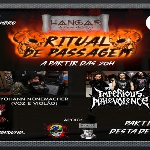 IMPERIOUS MALEVOLENCE: Banda se apresenta hoje (24/09) no ‘Ritual de Passagem’, saiba mais!