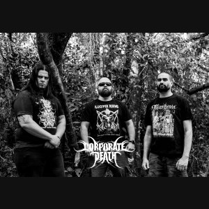 CORPORATE DEATH: Banda anuncia camisetas oficiais de “Homines in Bestiales Formas” com combo, saiba mais!