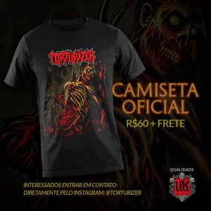 TORTURIZER: Banda lança camisetas oficiais de “Dissect”, adquira agora!