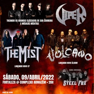 VULCANO: Banda se apresenta em Fortaleza/CE neste fim de semana (9), saiba mais!