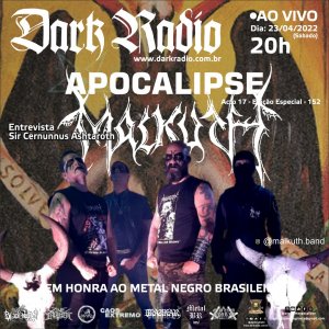 MALKUTH: Banda será destaque no Programa Apocalipse neste sábado (23), saiba como conferir!