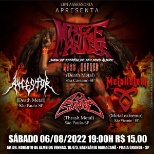METALLSTEIN: Banda estará em Praia Grande/SP neste fim de semana