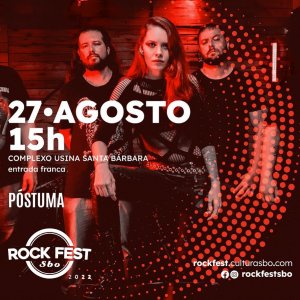 PÓSTUMA: Ao lado de Sepultura, Ratos de Porão e outros grandes nomes no ‘Santa Bárbara Rock Fest’, confira!