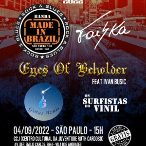 PROJETO +ROCK SP: Evento com entrada franca acontece neste domingo (04), saiba mais!