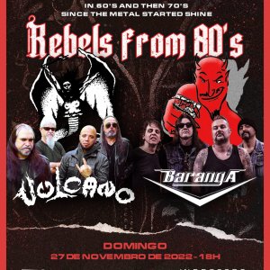 VULCANO: “Rebels From 80’s” coloca a banda ao lado de Baranga, saiba mais!