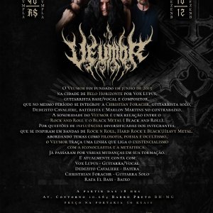 VEUMOR: Ao lado de Justabeli, Kanvass, Morkt e Sages of Darkness neste fim de semana, saiba mais!