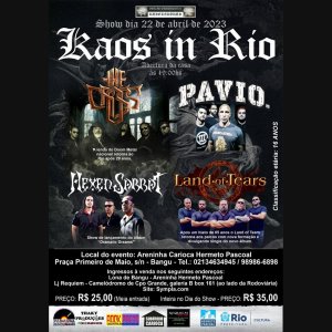 THE CROSS: Banda é confirmada no ‘Kaos In Rio’, saiba mais!