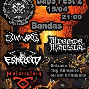 METALLSTEIN: Banda é confirmada no ‘Caos Fest 2’, saiba mais!