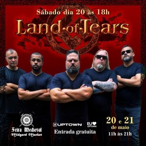 LAND OF TEARS: Banda se apresentará no ‘Feira Medieval – Midgard Market’ neste fim de semana, saiba mais!