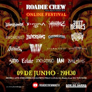 CHROMESKULL: Banda estará no ‘Roadie Crew Online Festival – 39ª Edição’, que acontece nesta sexta-feira (09), saiba mais!