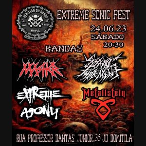 METALLSTEIN: ‘Extreme Sonic Fest’ acontece neste sábado (24), saiba mais!