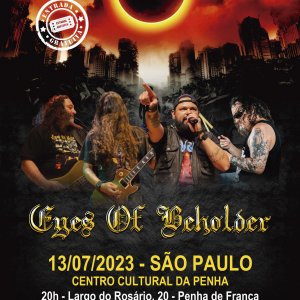 EYES OF BEHOLDER: “Visions Tour 2023” no Centro Cultural da Penha nesta quinta-feira (13)