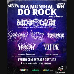 TORTURIZER: Incendiando o palco no ‘Dia Mundial do Rock’ nesta sexta-feira (14), anote na agenda!