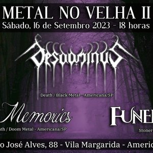 DEEP MEMORIES: Uma noite épica de Melodic Death/Doom Metal no ‘Metal No Velha II’ em Americana/SP – saiba mais!