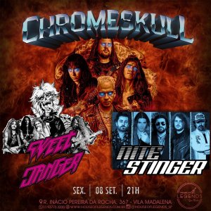 CHROMESKULL: Show de lançamento oficial de “Screaming To The World” acontece nesta sexta-feira (08) – confira!