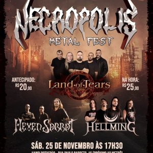 LAND OF TEARS: Banda é confirmada como headliner do ‘Necropolis Metal Fest’ – saiba mais!