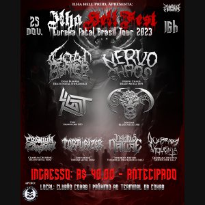 TORTURIZER: Brutalidade total no ‘Ilha Hell Fest’ neste fim de semana – saiba mais aqui!