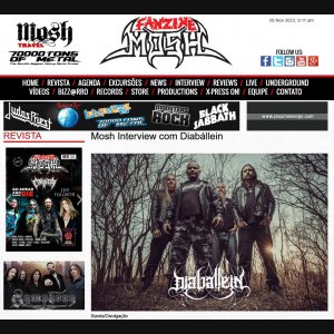 DIABÁLLEIN: “esperamos um novo álbum já para 2024” – Entrevista exclusiva ao Fanzine Mosh, confira AQUI!
