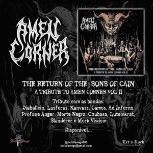DIABÁLLEIN: Imortalizando sua arte sombria no “The Return Of The Songs Of Cain – A Tribute To Amen Corner Vol.II” – OUÇA AGORA AQUI!