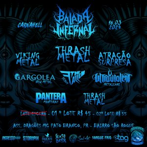 BALADA INFERNAL 2024: Em virada de lote, edição ‘Carnahell’ anuncia primeiras atrações – CONFIRA AQUI!