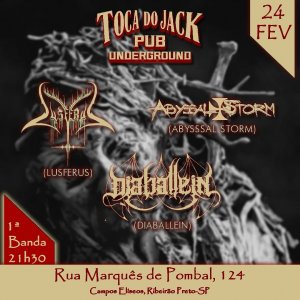 DIABÁLLEIN: Celebrando o Metal Extremo nacional ao lado de Lusferus e Abyssal Storm em Ribeirão Preto/SP – saiba mais AQUI!