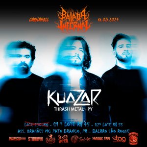 KUAZAR: Em nova fase, expoente do Metal sul-americano retorna ao Brasil após 9 anos para o ‘Balada Infernal 2024’ – saiba mais AQUI!