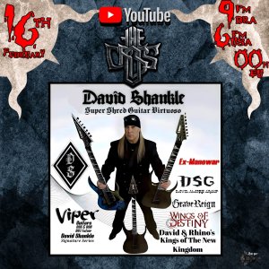 THE CROSS: Banda conversa com exclusividade com David Shankle (ex-Manowar) neste dia 16/02 – saiba como conferir AQUI!