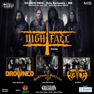 HÉIA: Banda é confirmada ao lado dos gregos do Nightfall em Belo Horizonte/MG – confira AGORA!