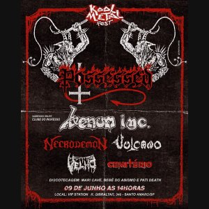 VULCANO: Confirmado com Possessed, Venom Inc., Necrodemon, Velho e Cemitério no ‘Kool Metal Fest’ – saiba mais!