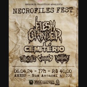 ORTHOSTAT: Show com Flesh Grinder, Cemitério, Cülpado e Wolflust acontece no próximo mês de abril – CONFIRA!