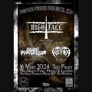 HÉIA: Show por show! Conheça agora a rota da turnê ao lado da lenda grega Nightfall